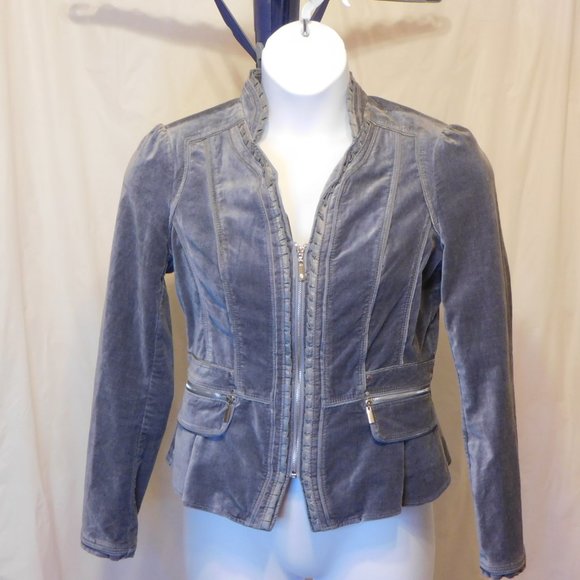 White House Black Market Jackets & Blazers - White House / Black Market Size 12 Blue Jacket EUC